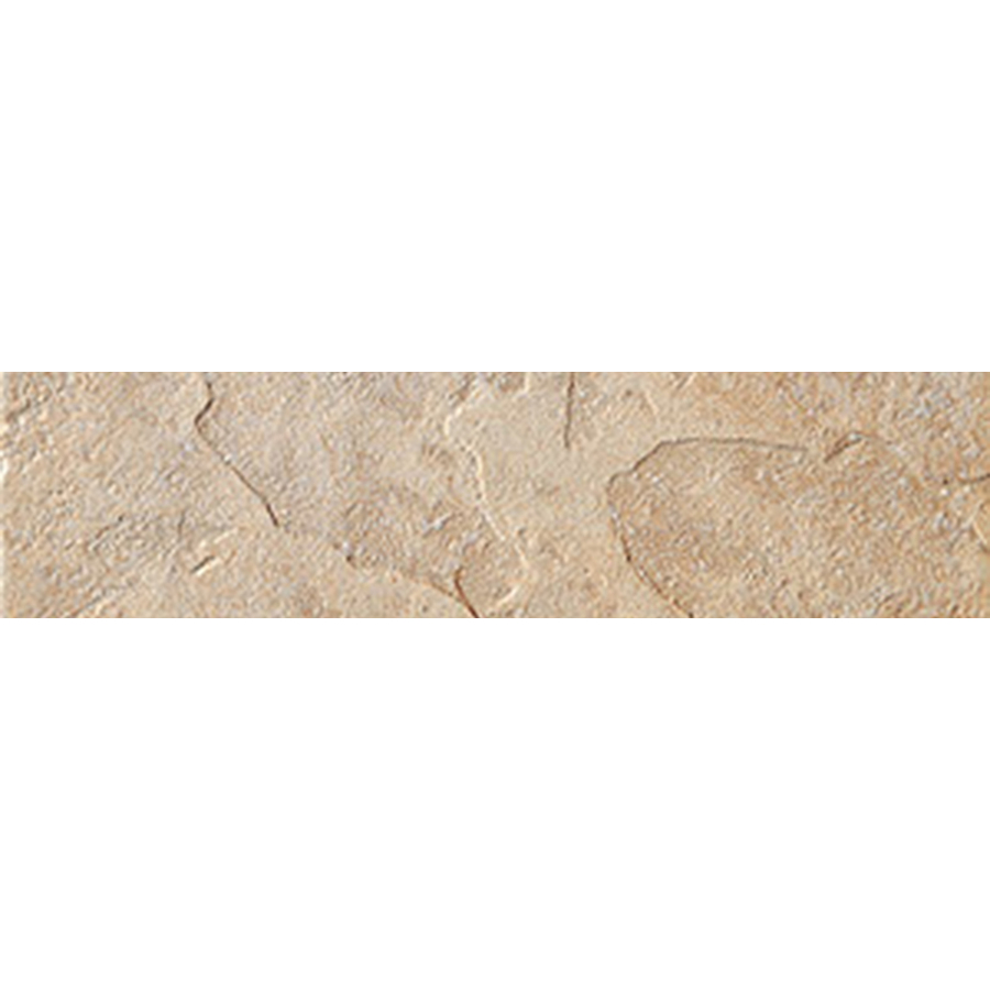 FLOORS 2000 Riverstone Brazos Beige Glazed Porcelain Indoor/Outdoor Bullnose Tile (Common 3 in x 13 in; Actual 3 in x 13.11 in)