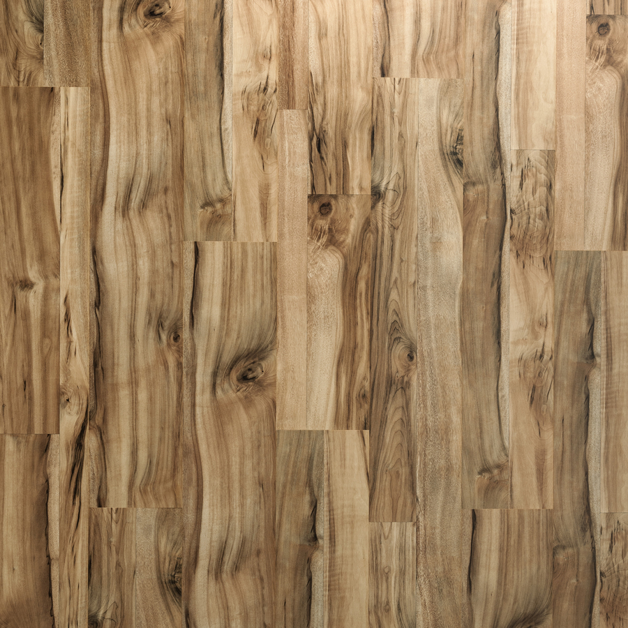 Style Selections Natural Acacia 7 6 In W X 4 23 Ft L Smooth Wood Plank Laminate Flooring The Department At Lowes Wood Plank Laminate Flooring