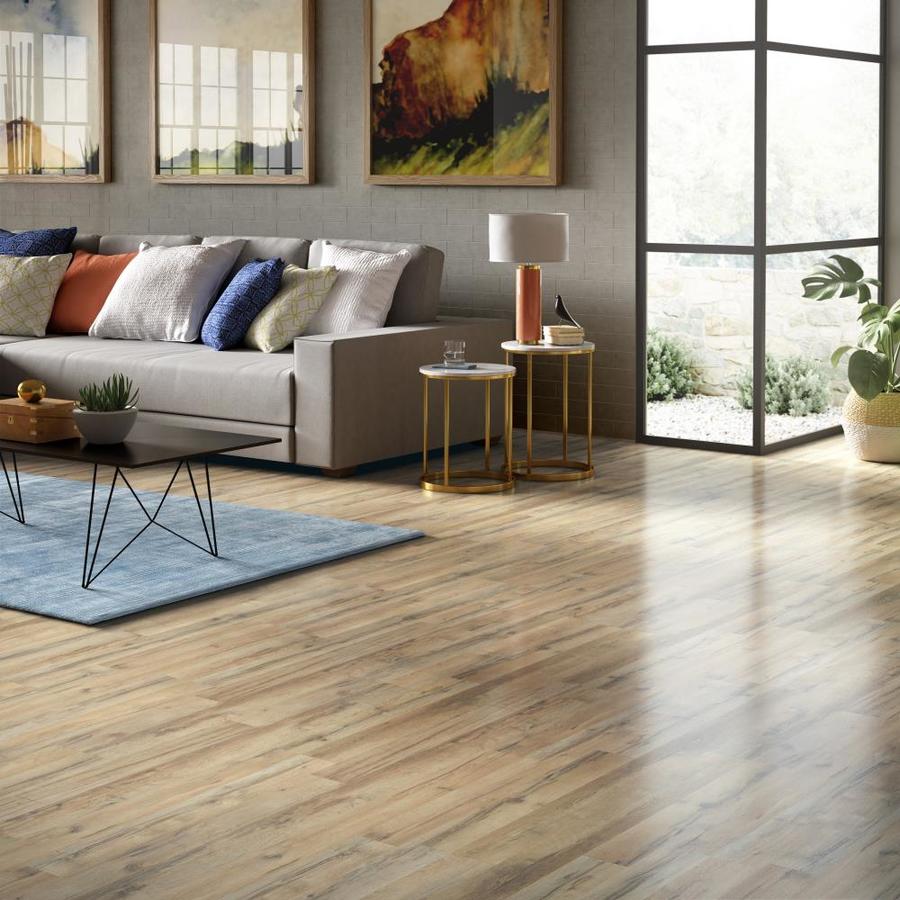 Style Selections Tavern Oak 7 59 In W X 4 23 Ft L Embossed Wood Style Selections Tavern Oak 7 59 In W X