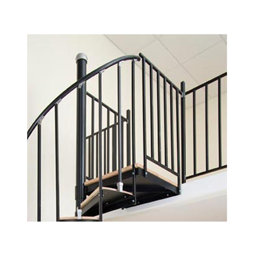 The Iron 34 in Baked Enamel Balcony Rail