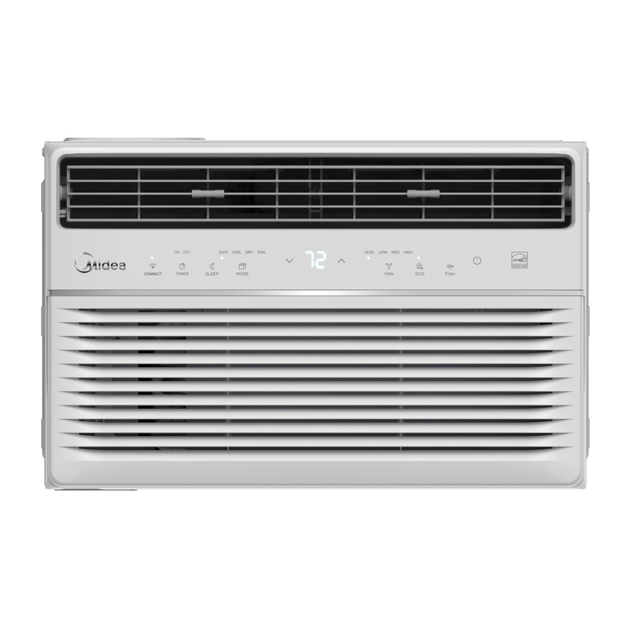 Midea 350-sq ft Window Air Conditioner (115-Volt; 8000-BTU) ENERGY STAR in White | MAW08S1YWT
