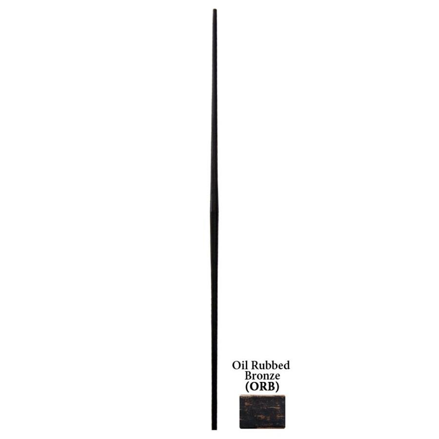 House of Forgings Powder Coated Wrought Iron Square Baluster (Common 44 in; Actual 44 in)