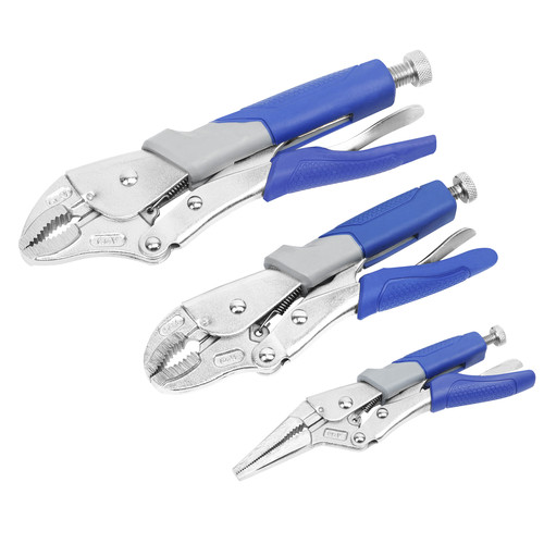 Zoomed Kobalt 3 Piece Locking Pliers Set