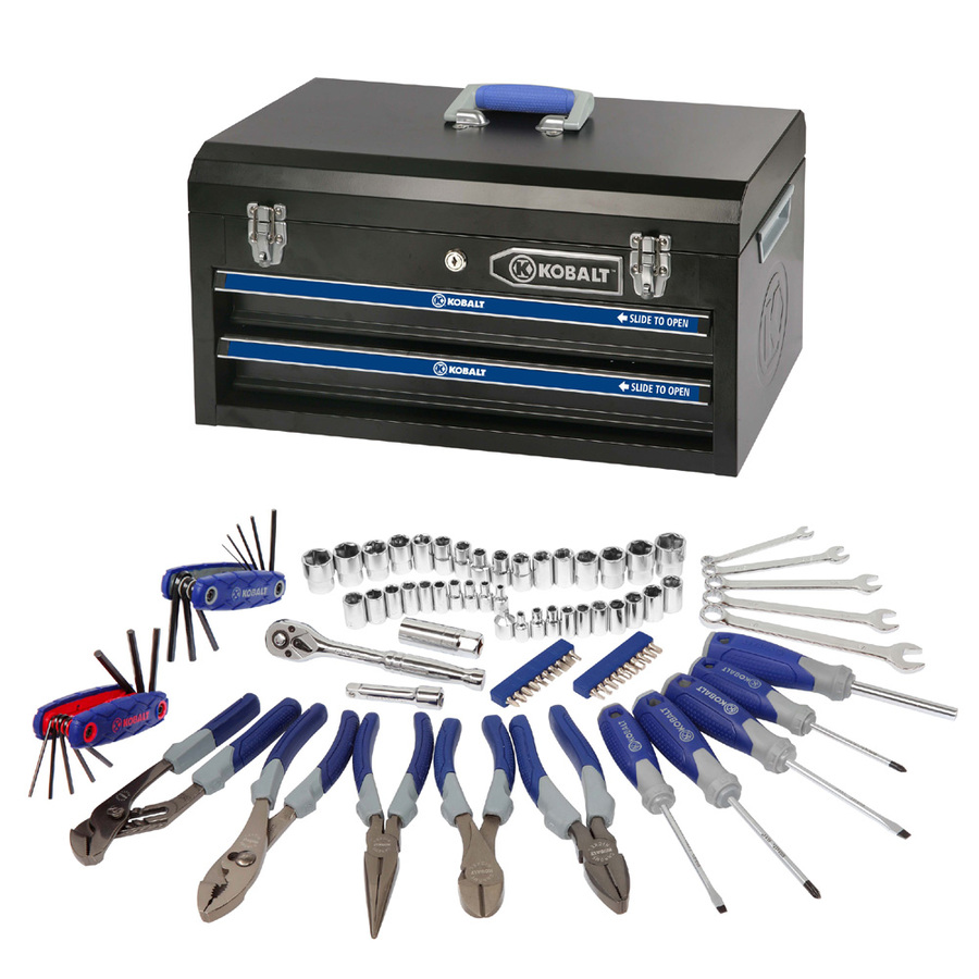 Kobalt 92 Piece Standard (SAE) and Metric Combination Mechanics Tool Set