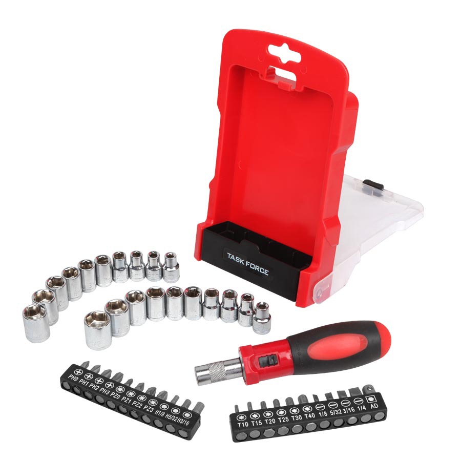 Task Force 43 PIECE SCREWDRIVER AND SOCKET SET