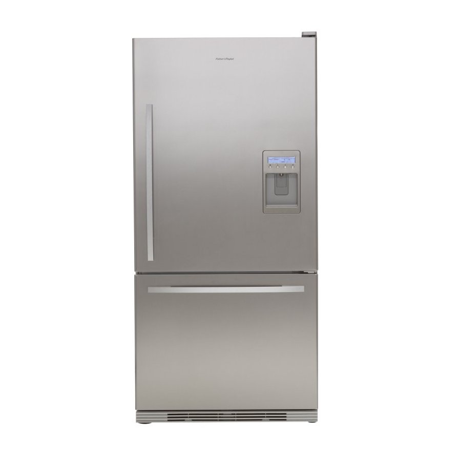 Fisher & Paykel 17.5 cu ft Bottom Freezer Counter Depth Refrigerator with Single Ice Maker (Stainless Steel) ENERGY STAR