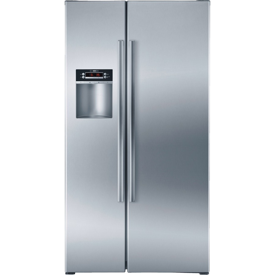 Bosch 300 Series 22.1 cu ft Side by Side Counter Depth Refrigerator with Single Ice Maker (Stainless) ENERGY STAR