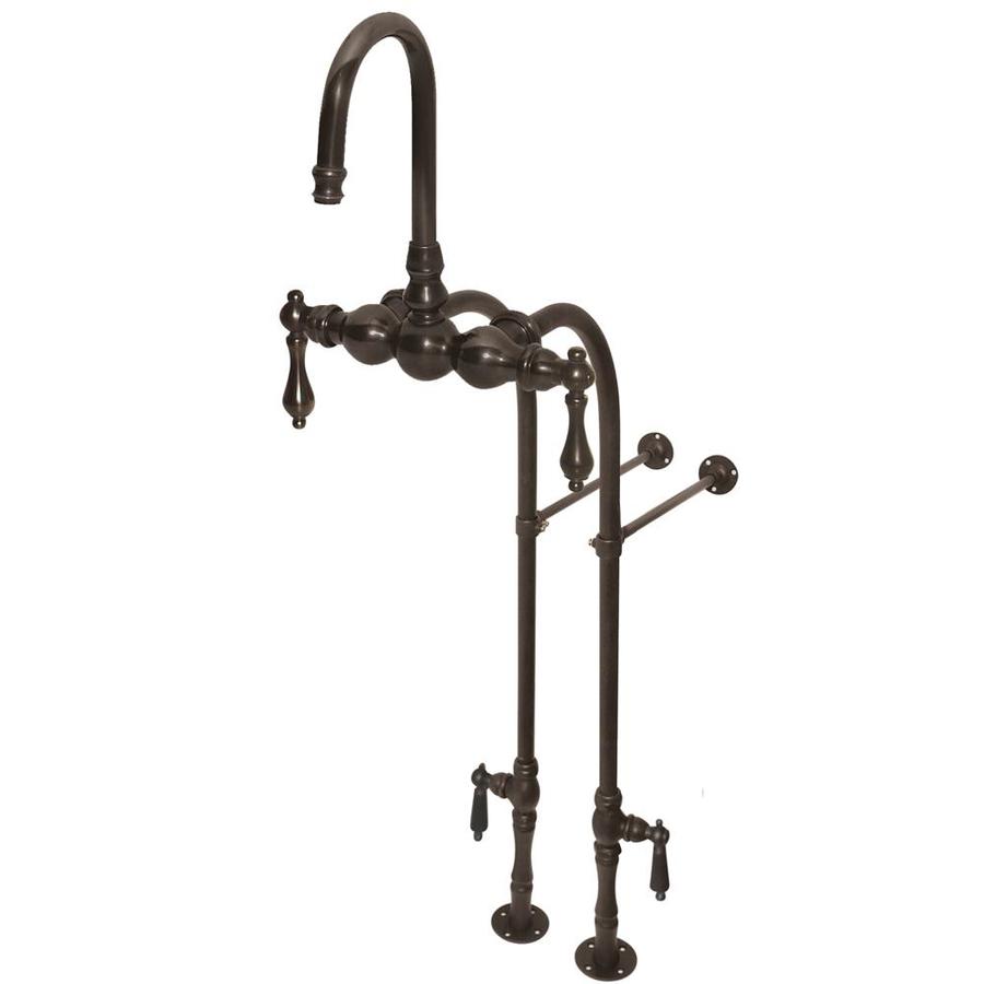 American Bath Factory F300 Old World Bronze 2 Handle Fixed Clawfoot Tub Faucet