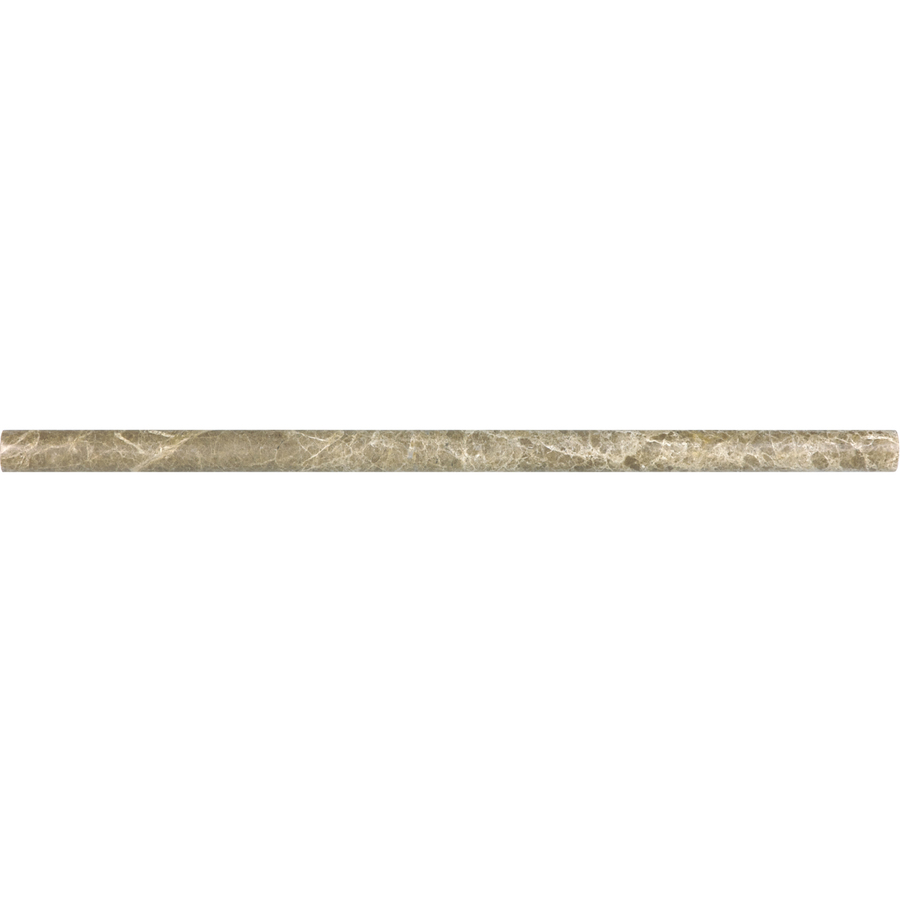 Emperador Light Marble Natural Stone Tile Liner (Common 5/8 in x 12 in; Actual 0.62 in x 12 in)