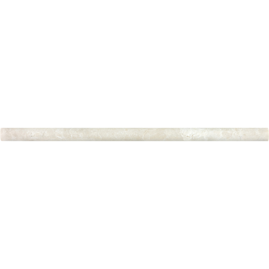 Crema Luna Marble Natural Stone Tile Liner (Common 5/8 in x 12 in; Actual 0.62 in x 12 in)