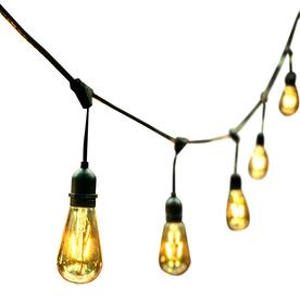 String Lights At Lowes Display Product Reviews For 48 Ft 24 Light Yellow Clear Gl Shade Led
