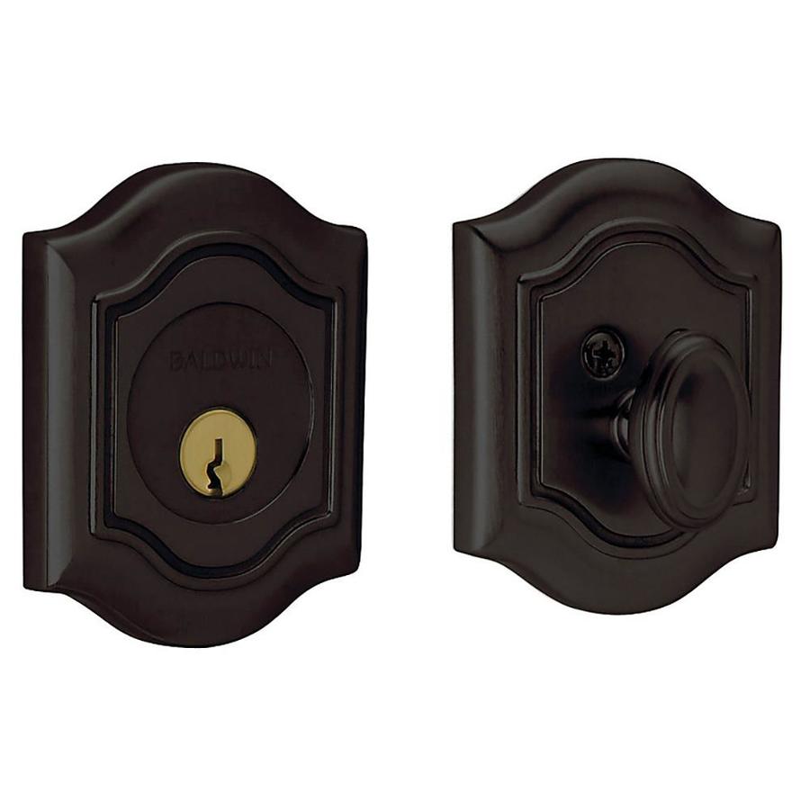 BALDWIN Bethpage Oil Rubbed Bronze Residential Single Cylinder Deadbolt