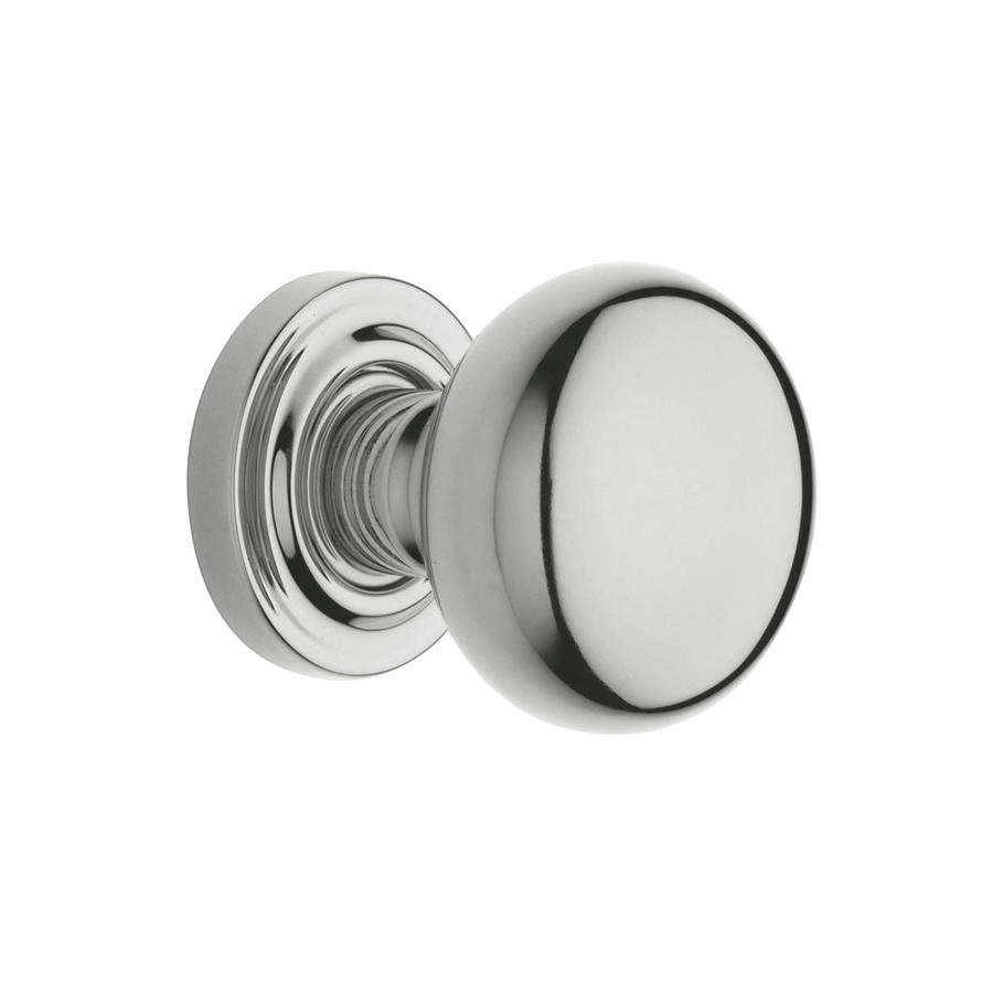 BALDWIN 5000 Polished Chrome Round Push Button Lock Residential Privacy Door Knob