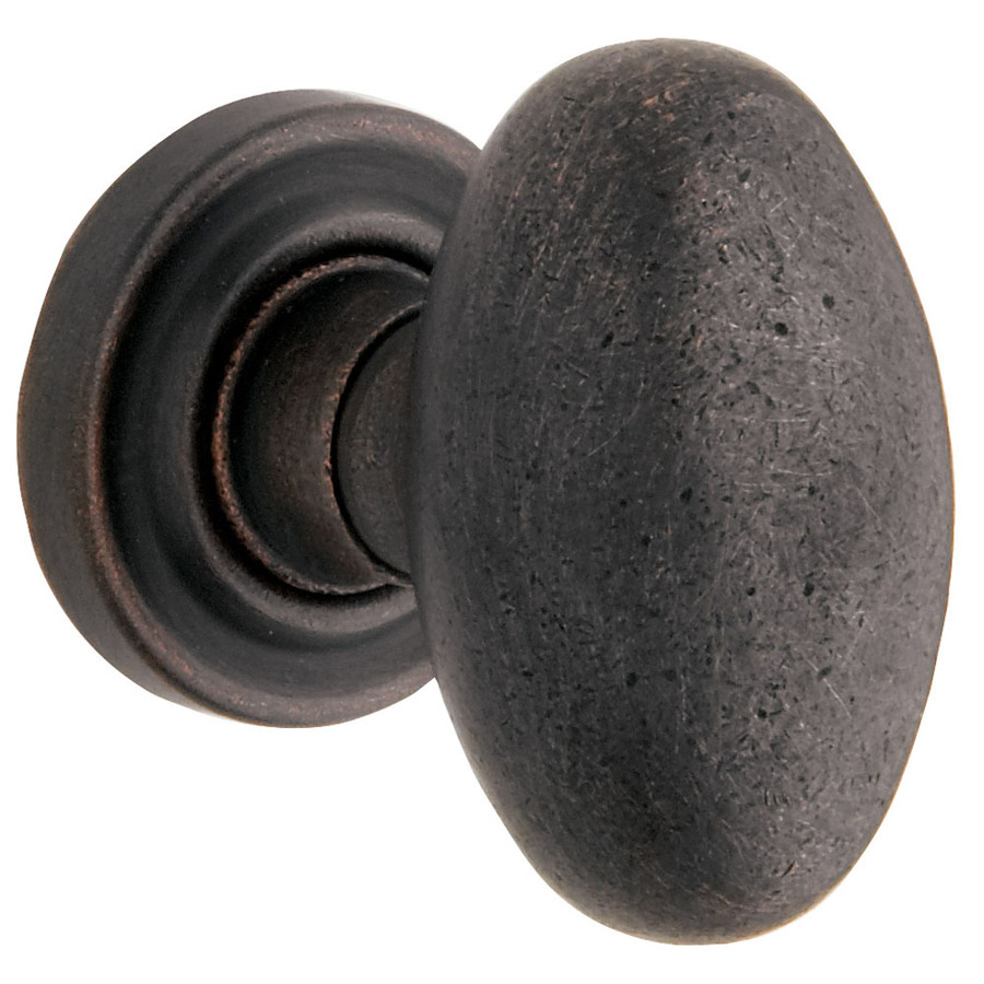 BALDWIN 5025 Distressed Oil Rubbed Bronze Egg Residential Door Knob