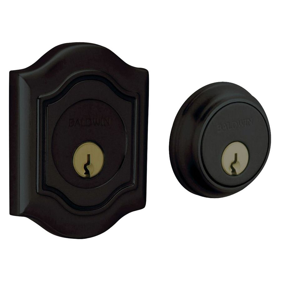 BALDWIN Bethpage Satin Black Residential Double Cylinder Deadbolt