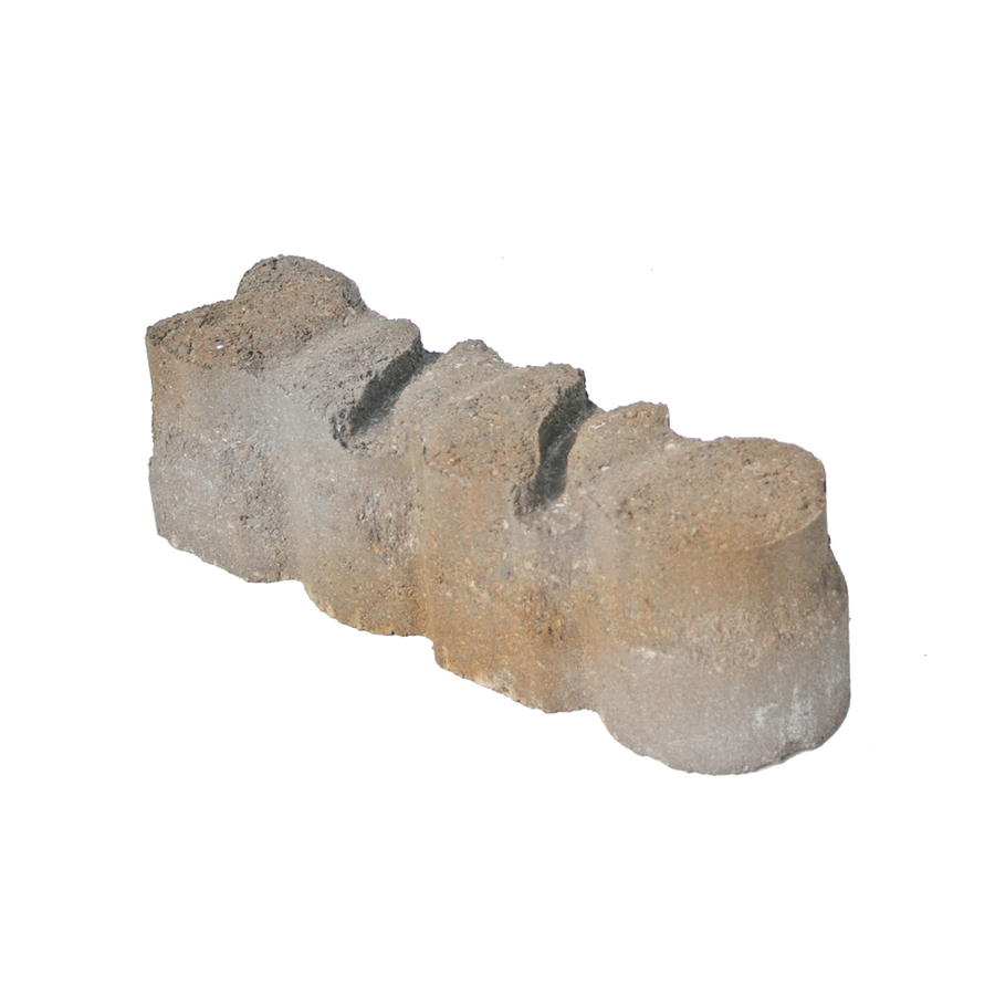allen + roth Bertram Tan/Gray Alameda Edging Stone (Common 4 in x 12 in; Actual 3.6 in x 12 in)