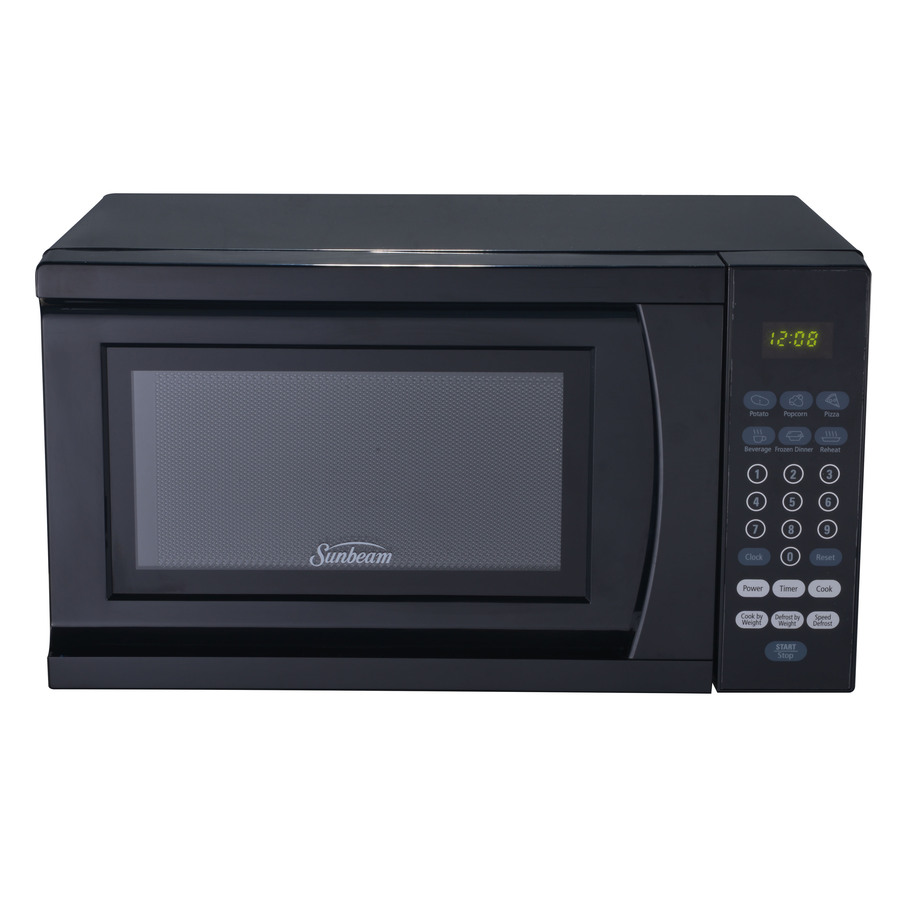 Sunbeam 0 7cu Ft 700 Watt Digital Microwave Oven White Sgs10701