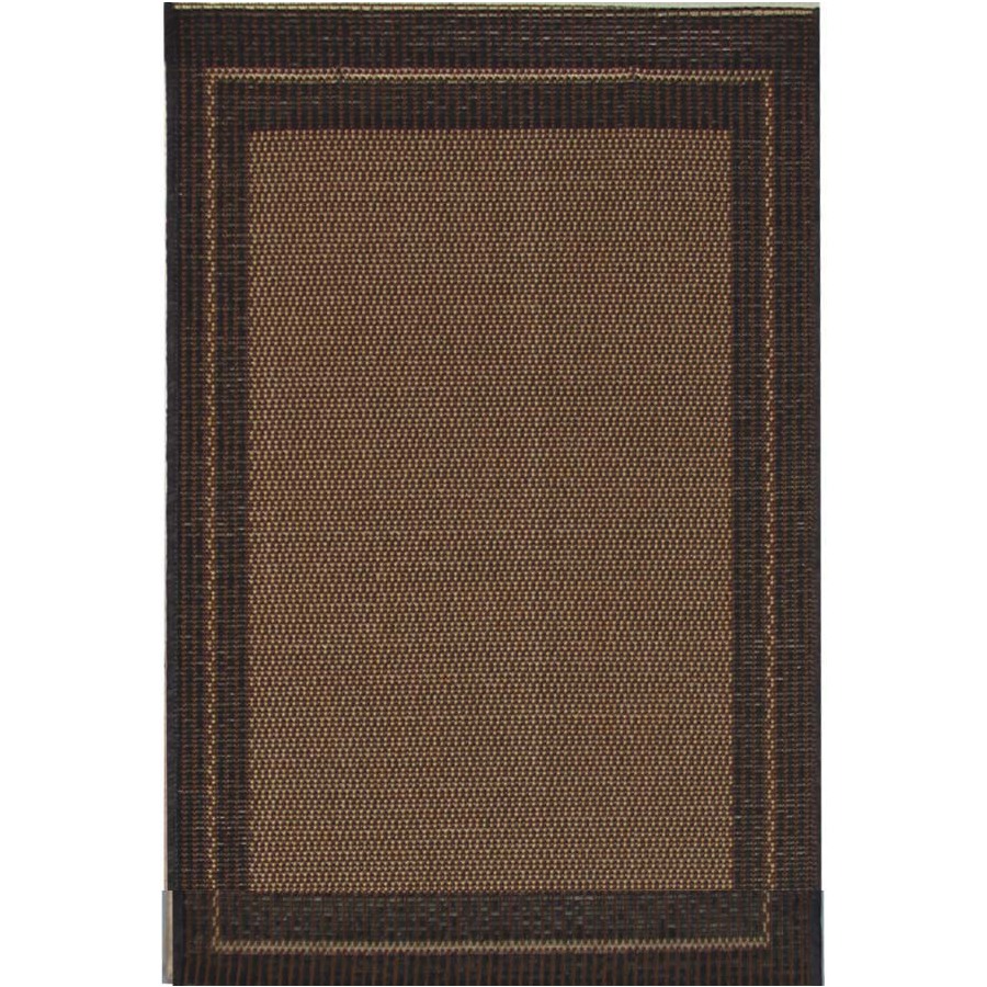 Balta Decora 24 in x 36 in Rectangular Tan Border Accent Rug