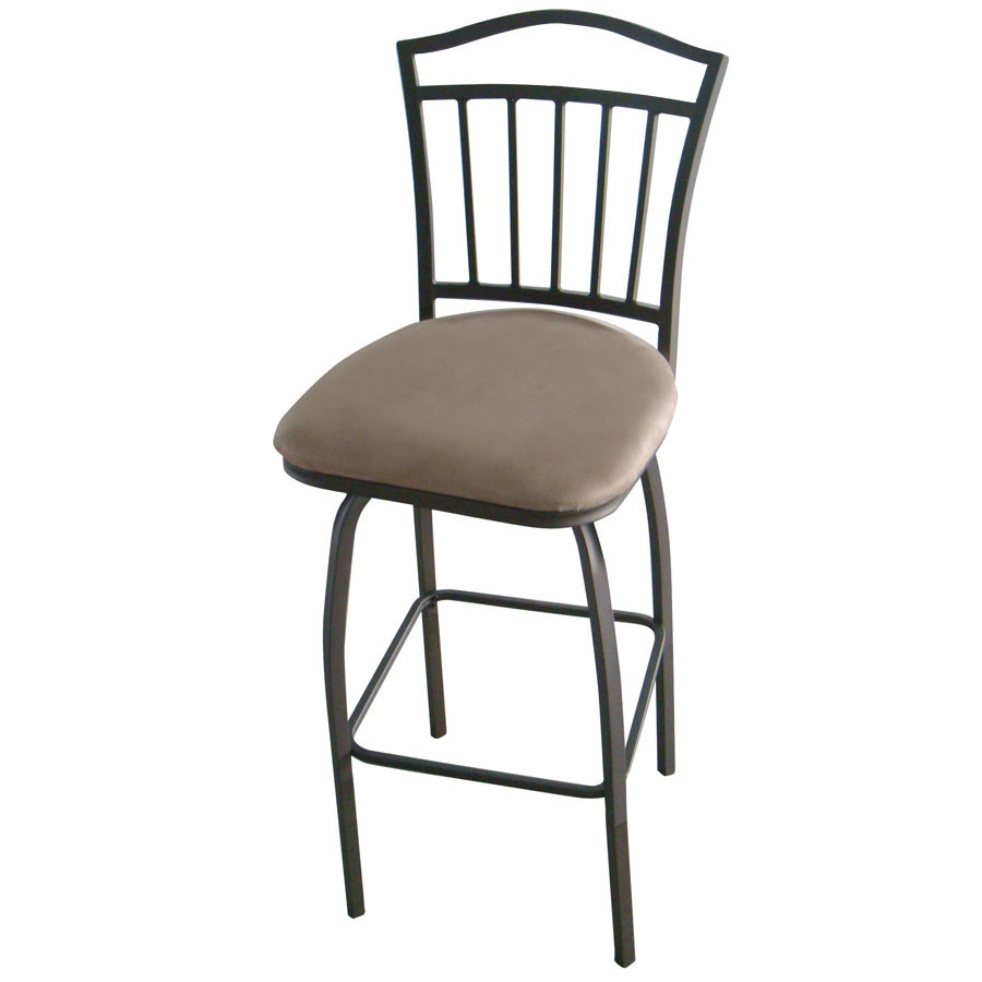 Grand Aspirations Graphite 29 in Adjustable Stool