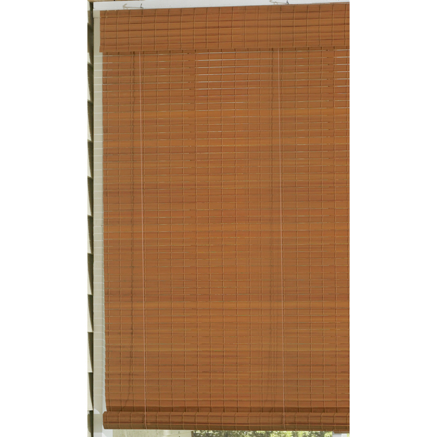 Style Selections 72W x 84L Fruitwood Roll Up Shade