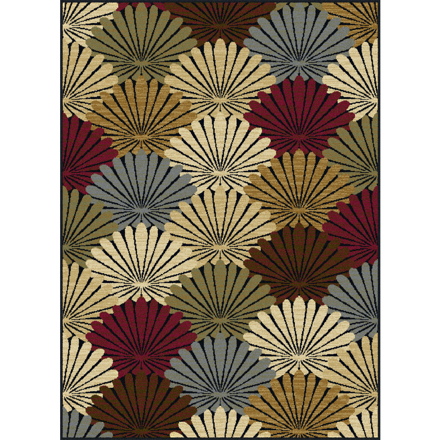 Tayse Laguna Multicolor Rectangular Indoor Woven Area Rug (Common 8 x 10; Actual 90 in W x 118 in L)