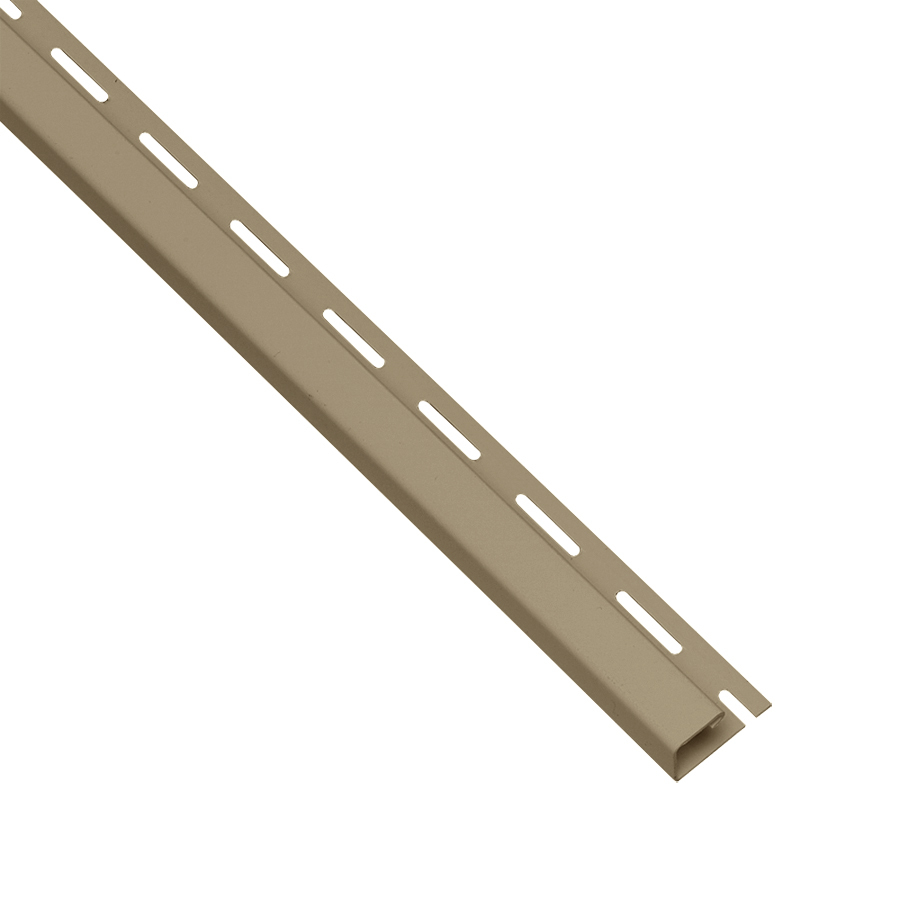 0.625 in x 150 in Briarwood Pebble J Channel Vinyl Siding Trim