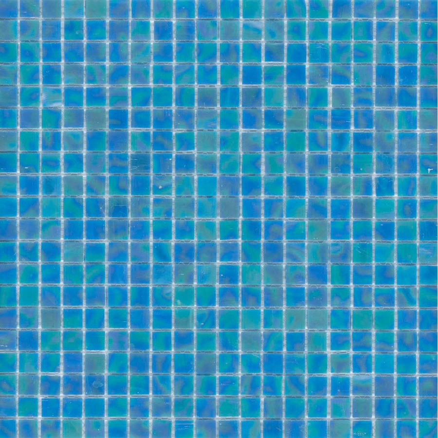Elida Ceramica Ocean Reef Glass Mosaic Square Indoor/Outdoor Wall Tile (Common 13 in x 13 in; Actual 12.75 in x 12.75 in)