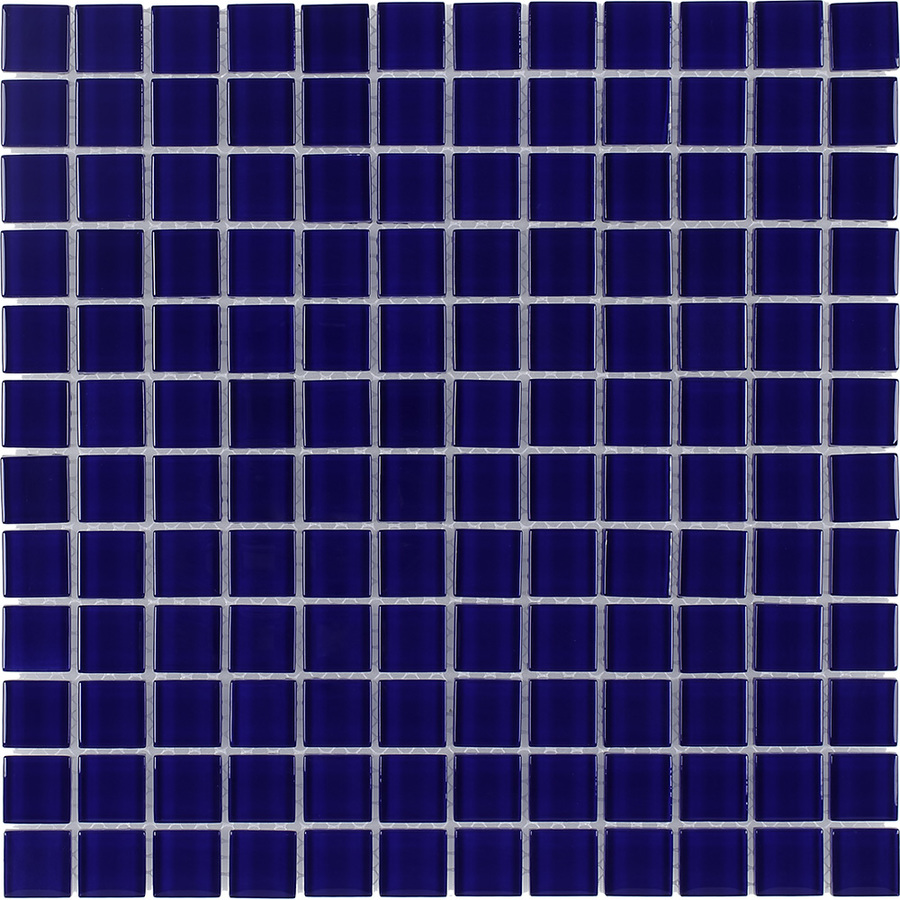 Elida Ceramica Cobalt Glass Mosaic Square Indoor/Outdoor Wall Tile (Common 12 in x 12 in; Actual 11.75 in x 11.75 in)