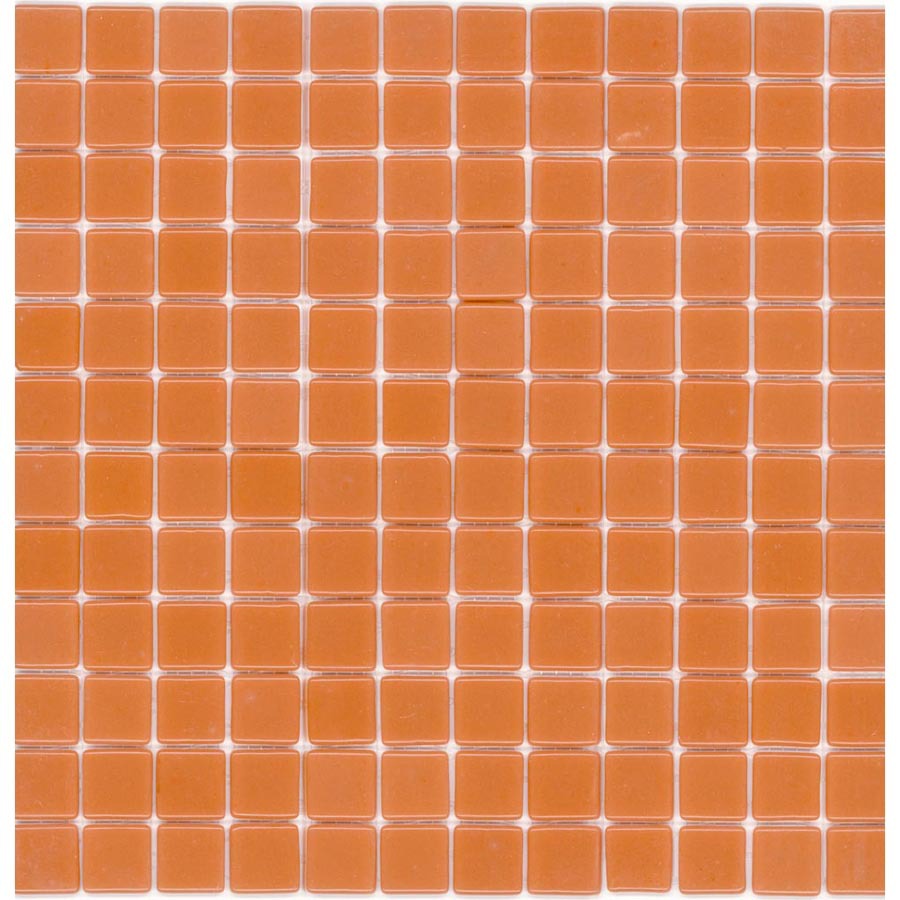 Elida Ceramica Recycled Nordic Mandarin Glass Mosaic Square Indoor/Outdoor Wall Tile (Common 12 in x 12 in; Actual 12.5 in x 12.5 in)