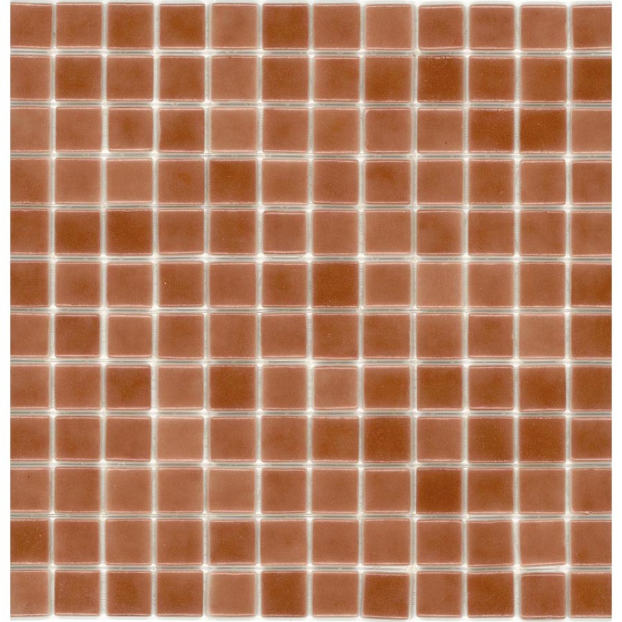 Elida Ceramica Recycled Old Red Ice Glass Mosaic Square Indoor/Outdoor Wall Tile (Common 12 in x 12 in; Actual 12.5 in x 12.5 in)
