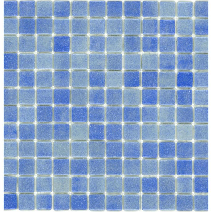 Elida Ceramica Recycled Non Skid Sea Glass Mosaic Square Indoor/Outdoor Wall Tile (Common 12 in x 12 in; Actual 12.5 in x 12.5 in)