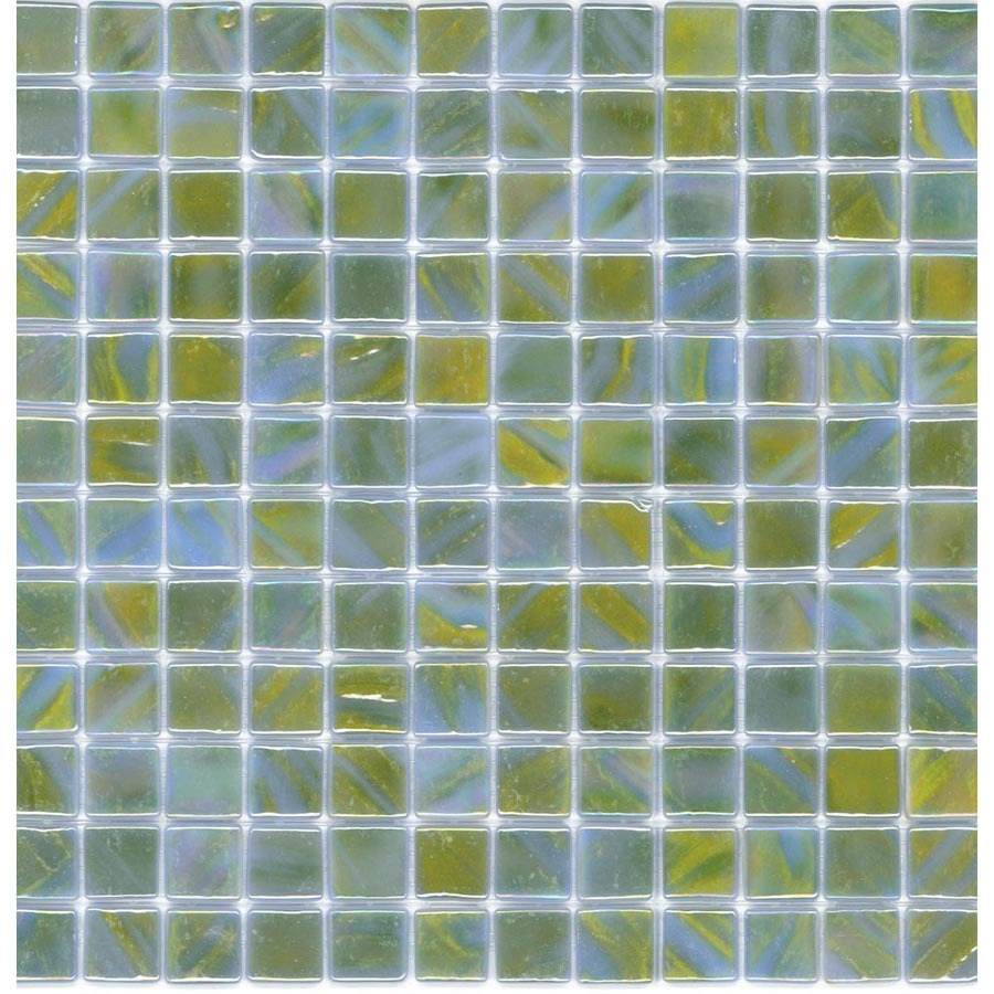 Elida Ceramica Recycled Sea Glass Mosaic Square Indoor/Outdoor Wall Tile (Common 12 in x 12 in; Actual 12.5 in x 12.5 in)