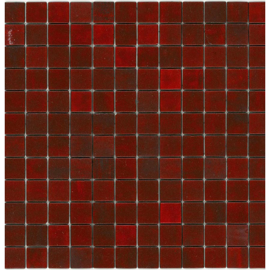 Elida Ceramica Recycled Fire Glass Mosaic Square Indoor/Outdoor Wall Tile (Common 12 in x 12 in; Actual 12.5 in x 12.5 in)