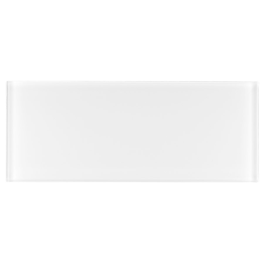 Elida Ceramica Glacial Clear Glass Indoor/Outdoor Wall Tile (Common 4 in x 10 in; Actual 3.9 in x 9.9 in)