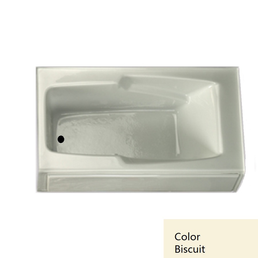 Laurel Mountain Trade Replacement 59.75 in L x 32 in W x 18.5 in H Biscuit Rectangular Air Bath