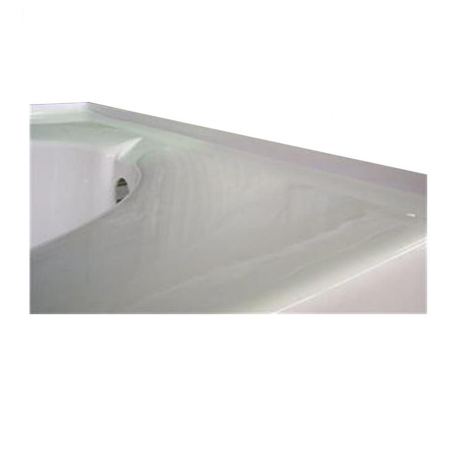 Laurel Mountain Integral Acrylic Tile Flange Drain Side