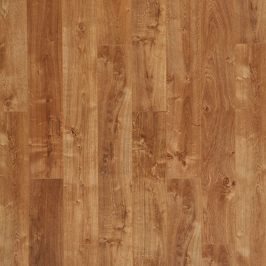 Style Selections 6.14 in W x 3.96 ft L Autumn Oak Wood Plank Laminate Flooring