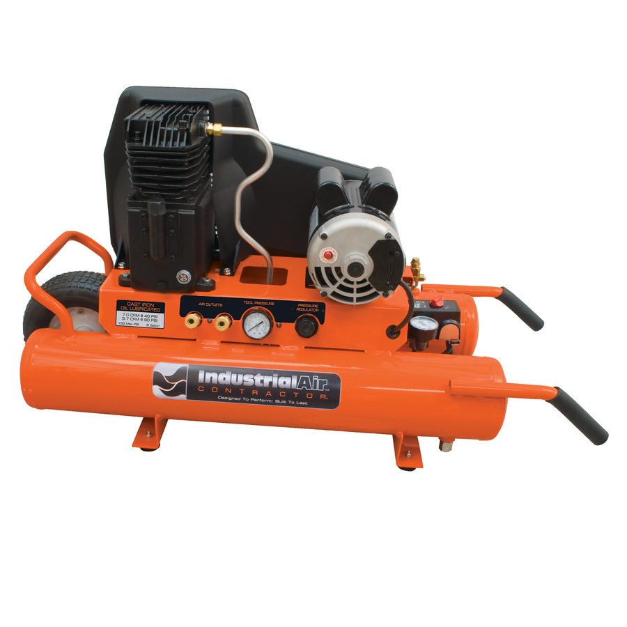 Industrial Air 1.9 HP 8 Gallon 155 PSI Electric Air Compressor