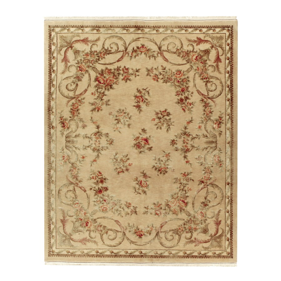 Austrian Birch Rectangular Indoor Hand Knotted Oriental Area Rug (Common 9 x 12; Actual 108 in W x 144 in L)