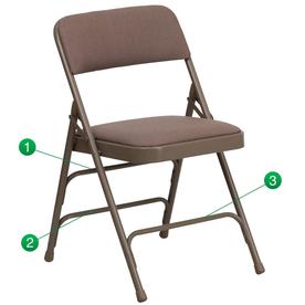 Flash Furniture Indoor/Outdoor Steel Standard Folding Chair 847254020558