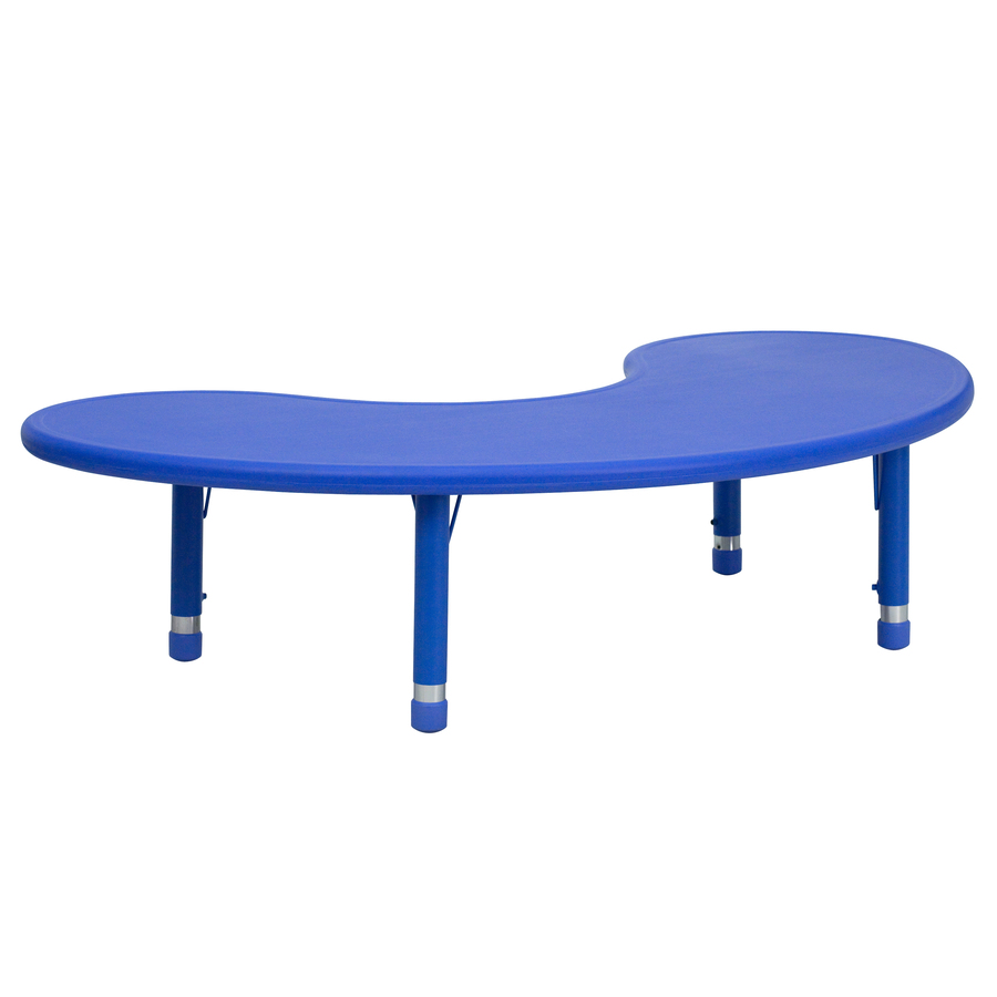 Flash Furniture Blue Half-round Kid's Play Table | 847254038980