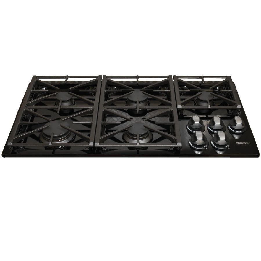 Dacor 5 Burner Gas Cooktop (Black) (Common 36 in; Actual 36 in)