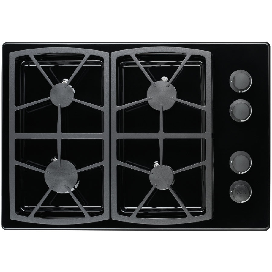 Dacor Renaissance 4 Burner Gas Cooktop (Black) (Common 30 in; Actual 30 in)