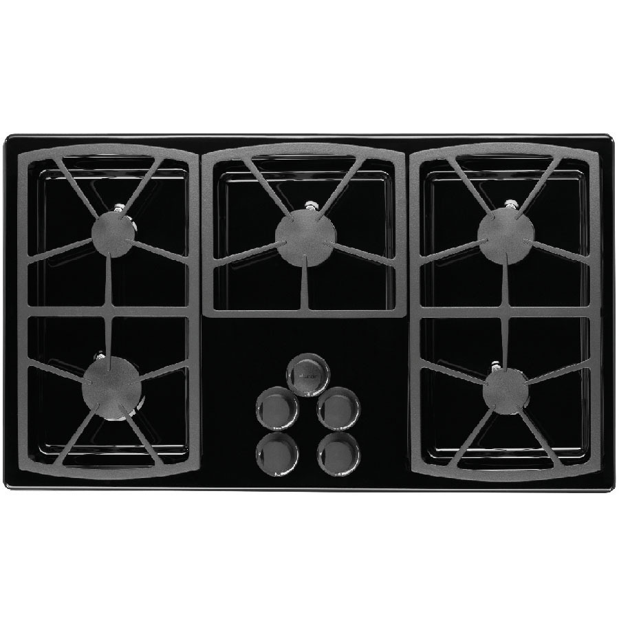 Dacor 5 Burner Gas Cooktop (Black) (Common 36 in; Actual 36 in)