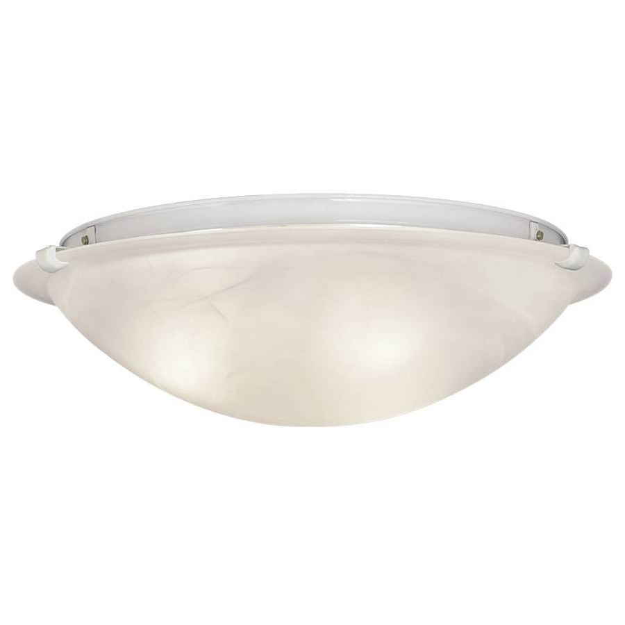 Portfolio 15.98 in W White Ceiling Flush Mount Light