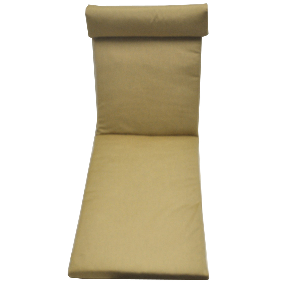 Sunbrella Spectrum Sand Patio Chaise Lounge Cushion