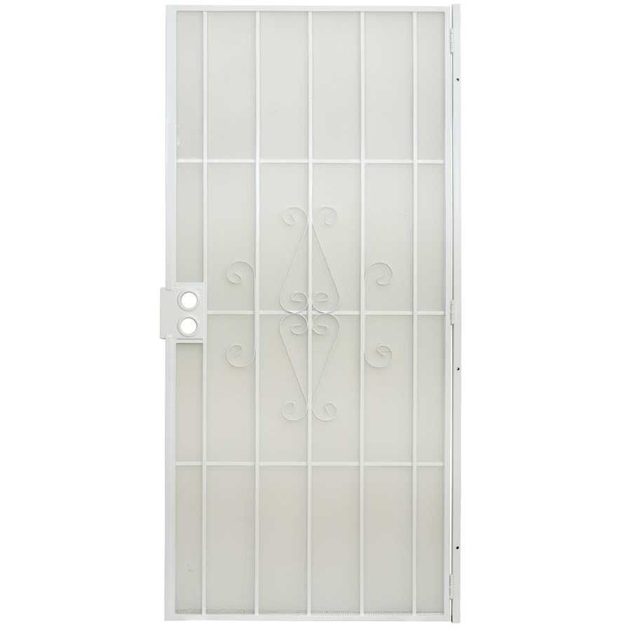 Gatehouse Magnum White Steel Security Door (Common 80 in x 36 in; Actual 81 in x 38.5 in)