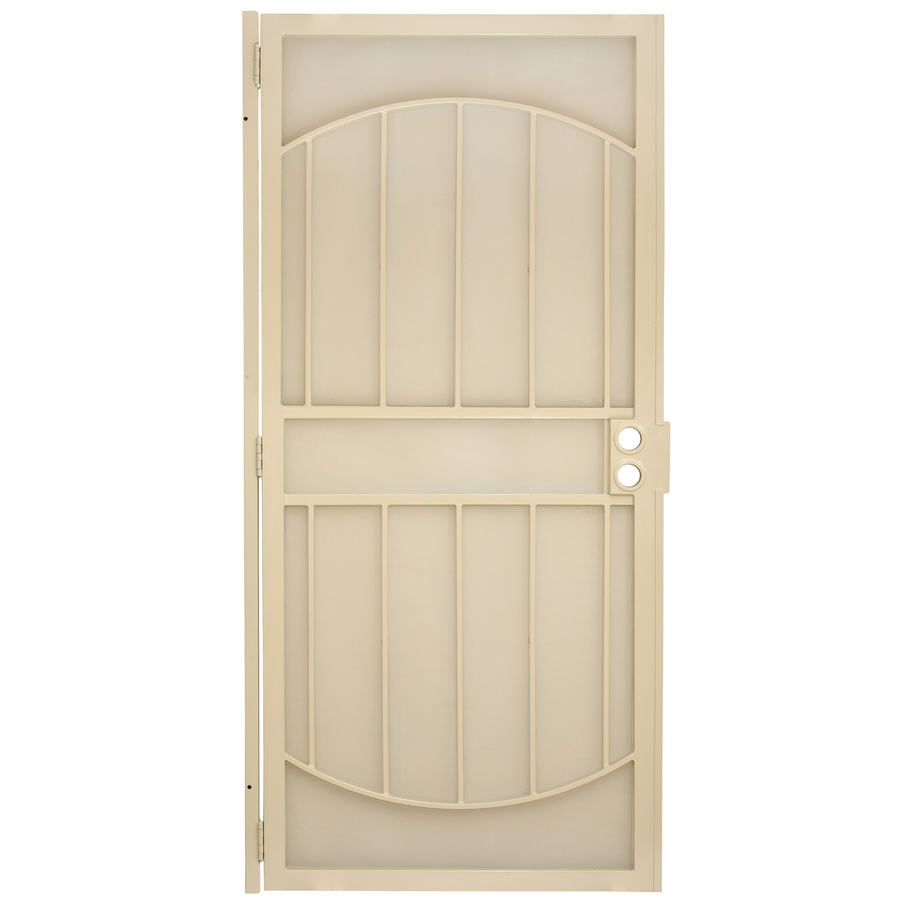 Gatehouse Gibraltar Almond Steel Security Door (Common 36 in x 80 in; Actual 39 in x 81 in)