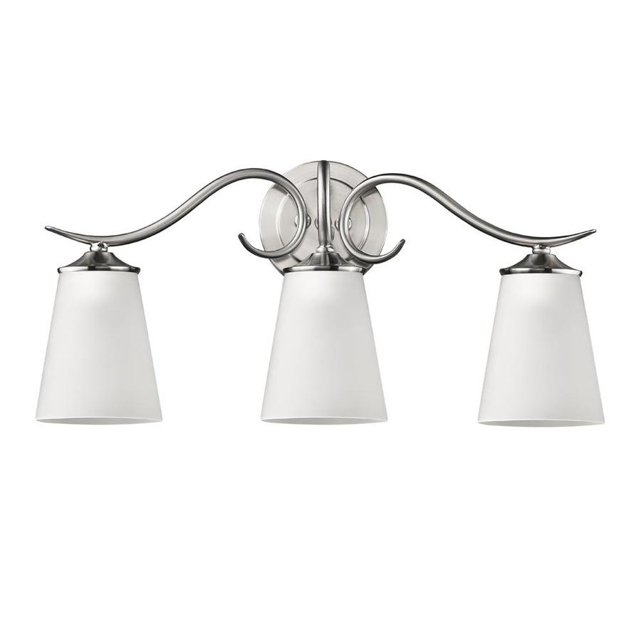 Acclaim Lighting Genevieve 3-Light Nickel Transitional Vanity Light | IN41252SN