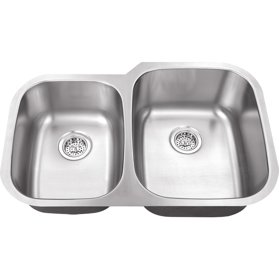 Superior Sinks 16 Gauge Double Basin Undermount Stainless Steel Kitchen Sink